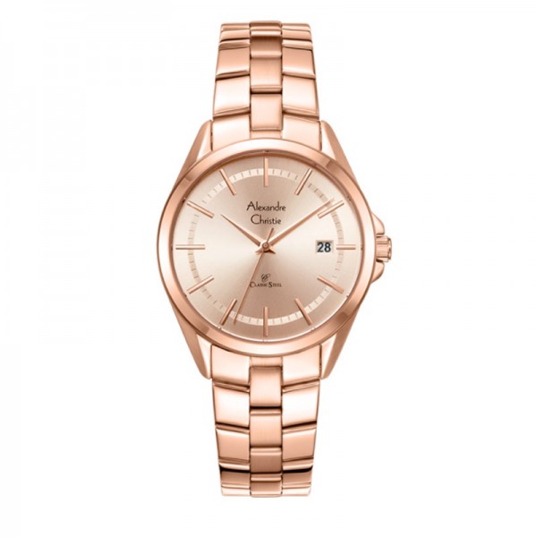 Alexandre Christie AC 8652 Full Rosegold Lady LDBRGRG